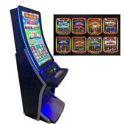 8 In 1 43" Curve Screen Ultimate Firelink Slot Machine With Touch I Deck